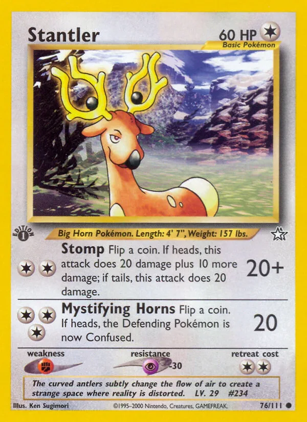 Stantler · Neo Genesis 76/111