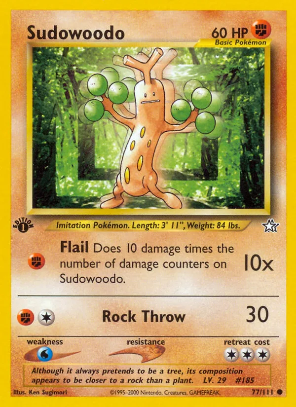 Sudowoodo · Neo Genesis 77/111