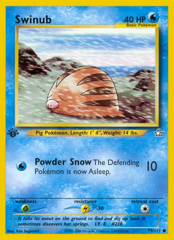 Swinub · Neo Genesis 79/111