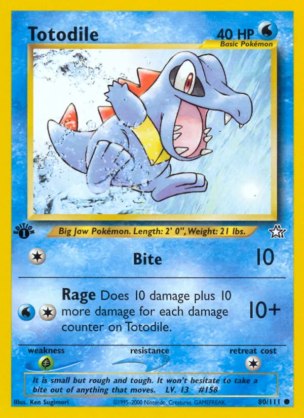 Totodile · Neo Genesis 80/111
