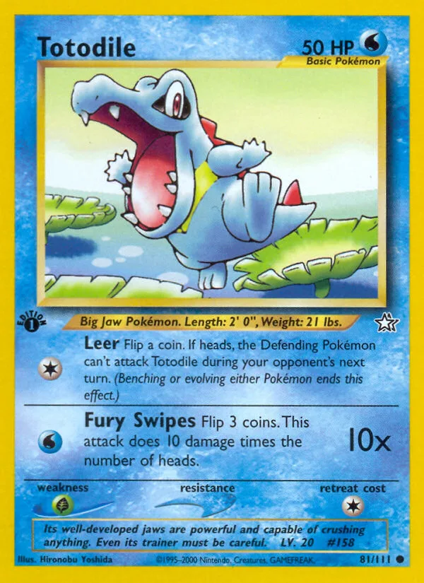 Totodile · Neo Genesis 81/111