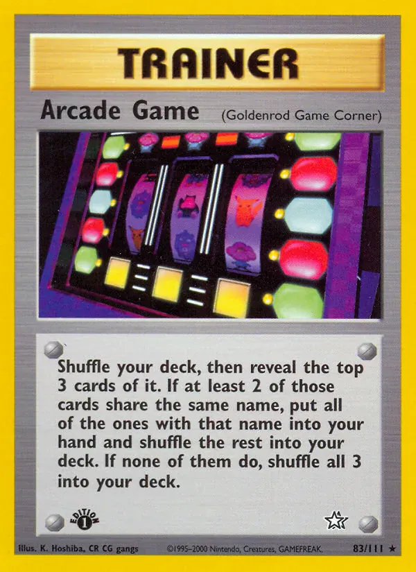 Arcade Game · Neo Genesis 83/111