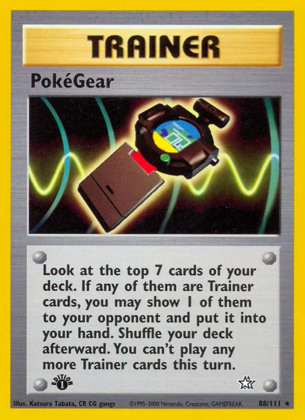 PokéGear · Neo Genesis 88/111