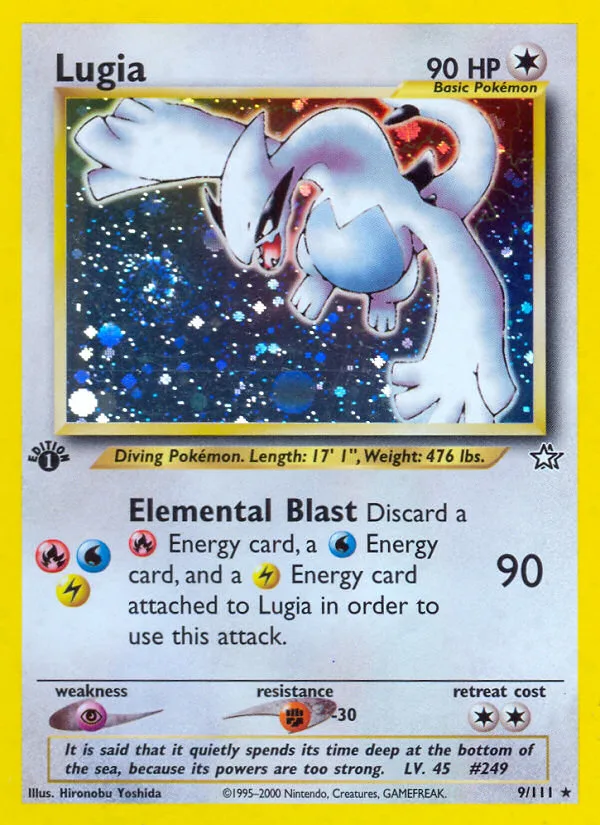 Lugia · Neo Genesis 9/111
