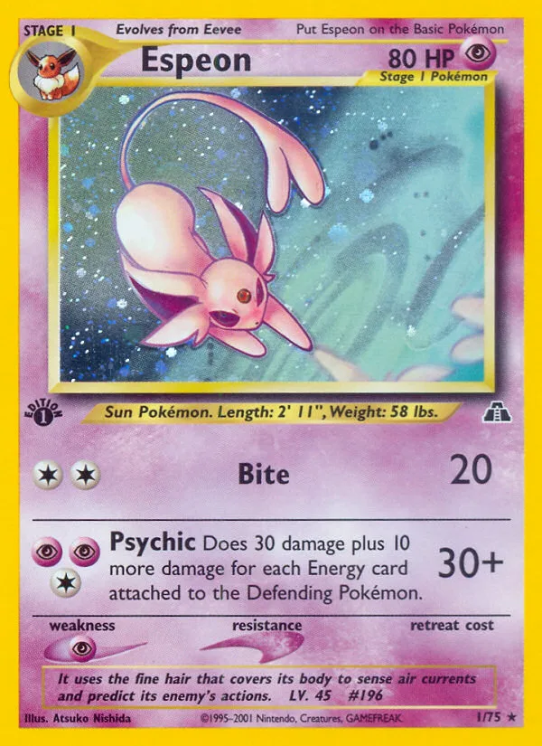 Espeon · Neo Discovery 1/75