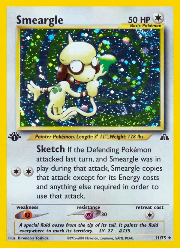 Smeargle · Neo Discovery 11/75