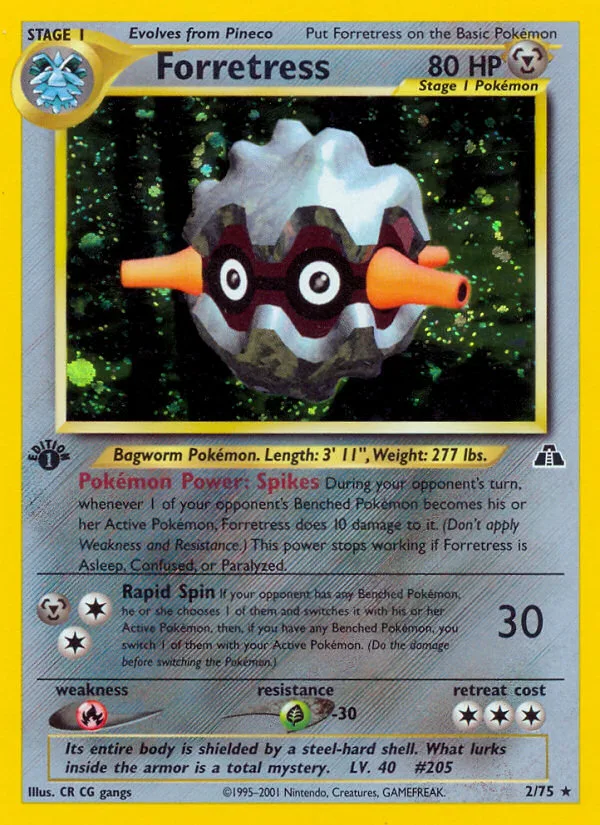 Forretress · Neo Discovery 2/75