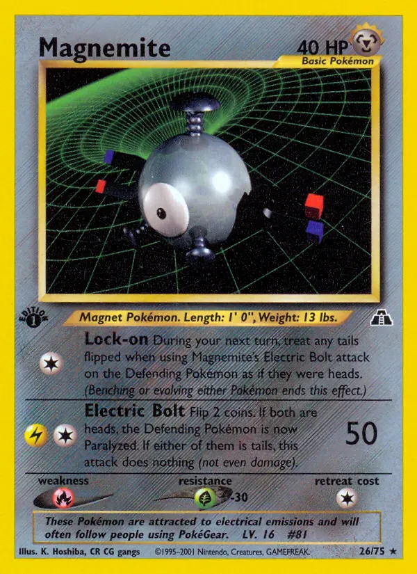 Magnemite · Neo Discovery 26/75