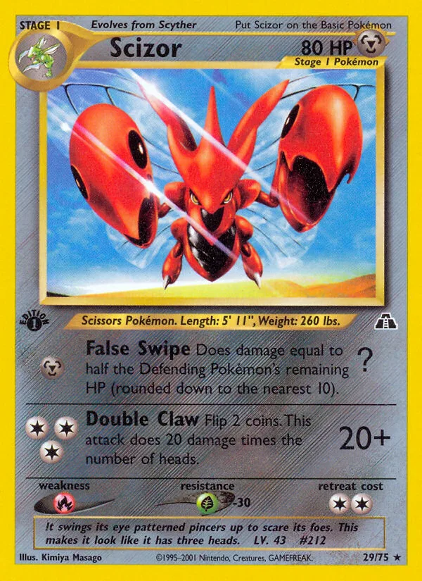 Scizor · Neo Discovery 29/75