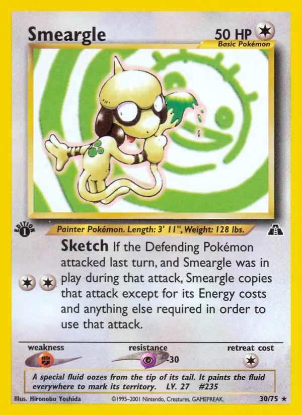 Smeargle · Neo Discovery 30/75