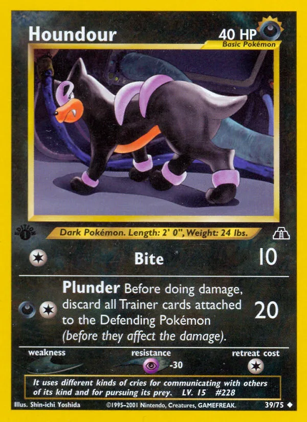 Houndour · Neo Discovery 39/75