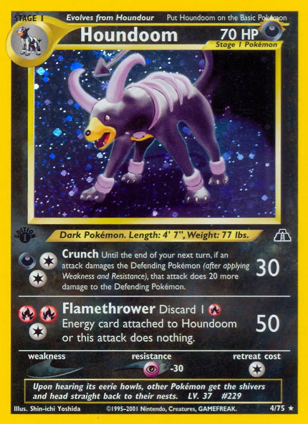 Houndoom · Neo Discovery 4/75