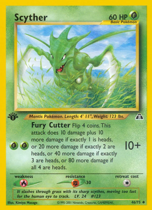 Scyther · Neo Discovery 46/75