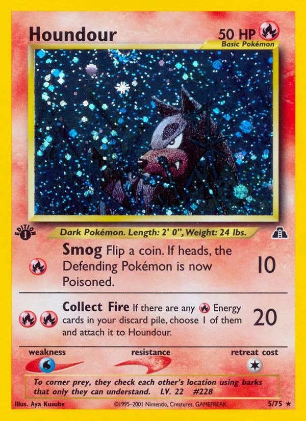 Houndour · Neo Discovery 5/75