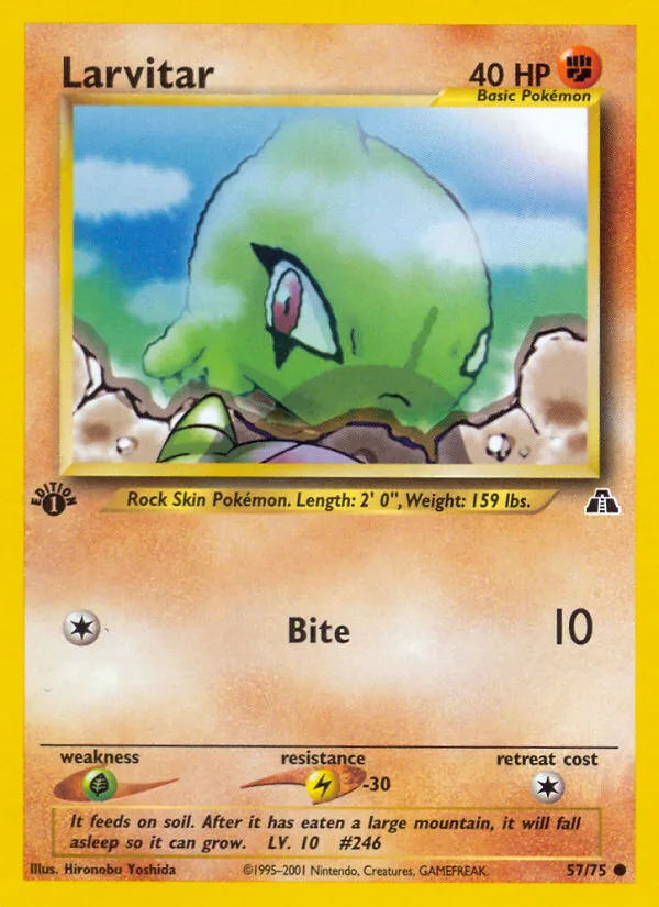 Larvitar · Neo Discovery 57/75