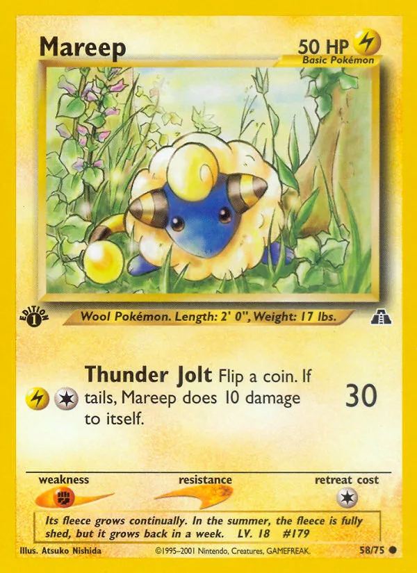 Mareep · Neo Discovery 58/75