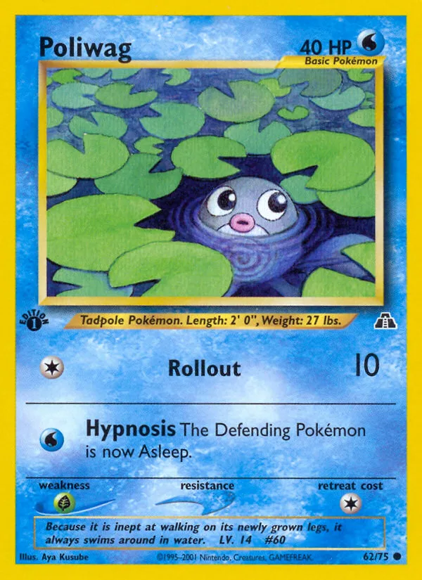 Poliwag · Neo Discovery 62/75