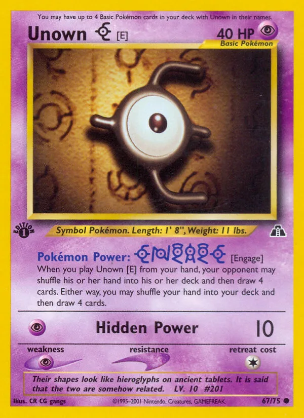 Unown [E] · Neo Discovery 67/75