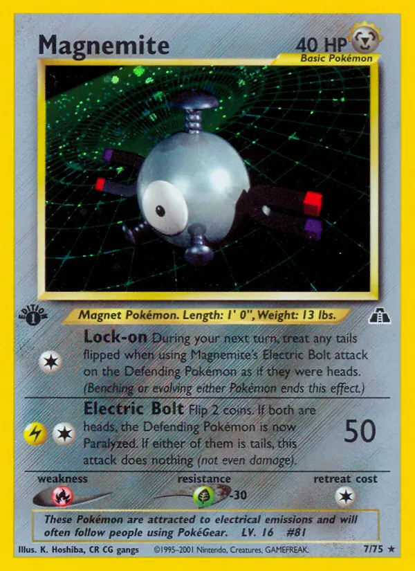 Magnemite · Neo Discovery 7/75