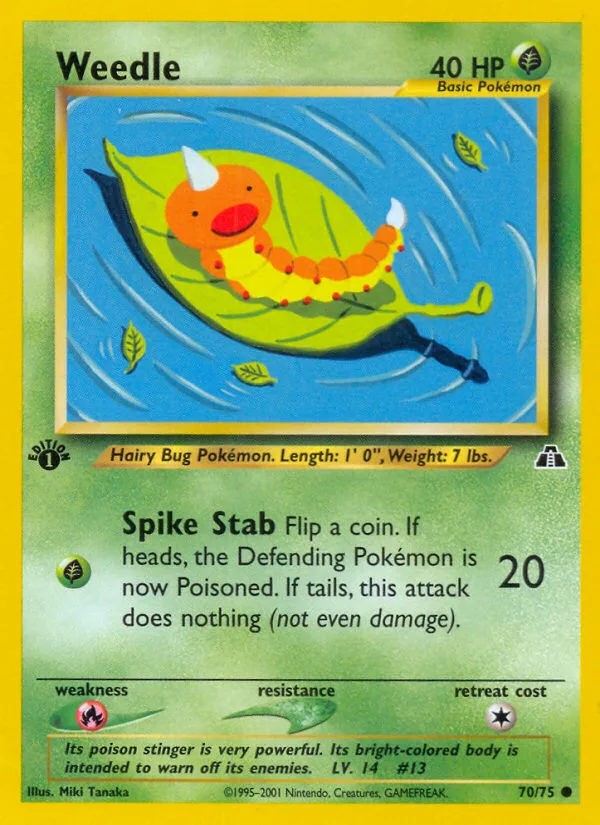 Weedle · Neo Discovery 70/75