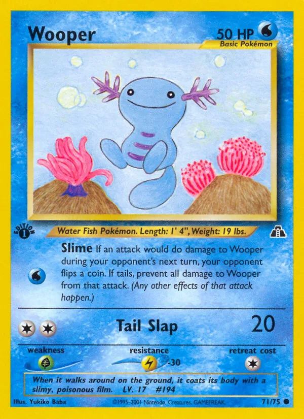 Wooper · Neo Discovery 71/75