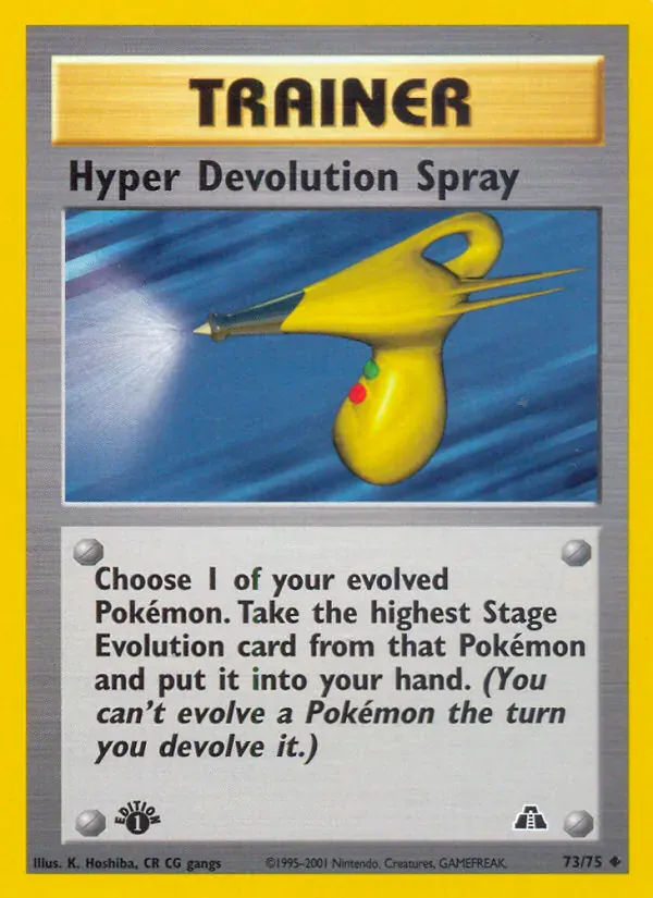 Hyper Devolution Spray · Neo Discovery 73/75