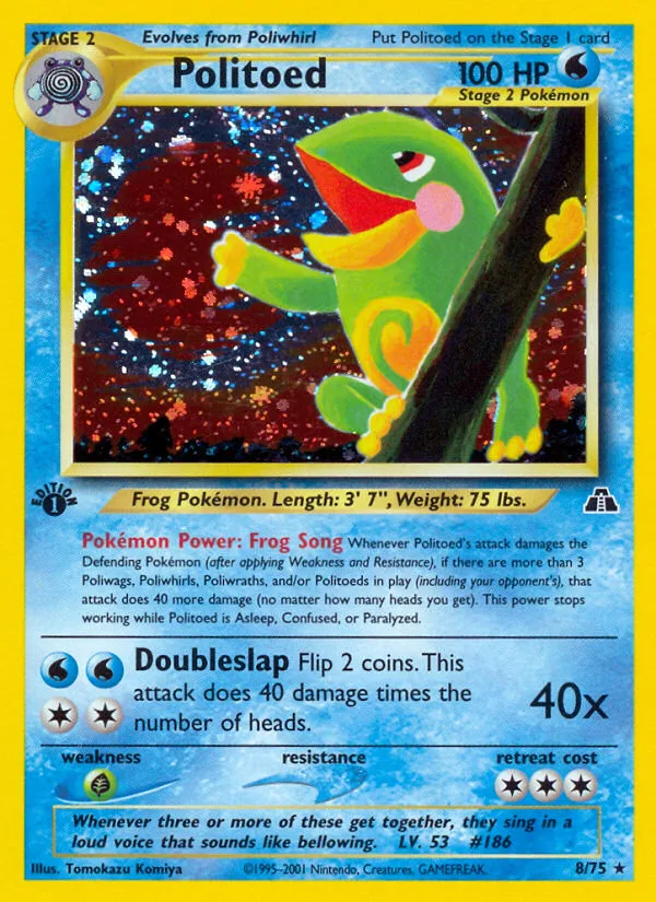 Politoed · Neo Discovery 8/75