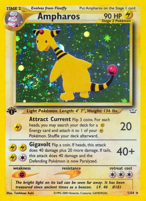 Ampharos · Neo Revelation 1/64