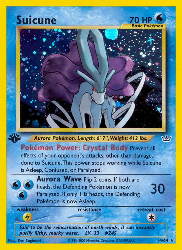 Suicune · Neo Revelation 14/64