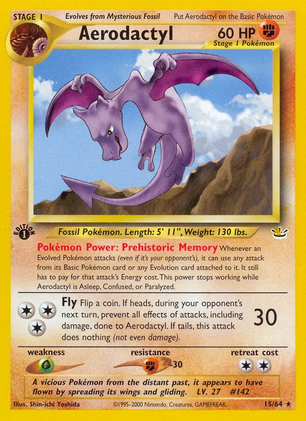 Aerodactyl · Neo Revelation 15/64