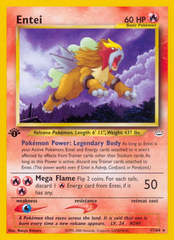 Entei · Neo Revelation 17/64