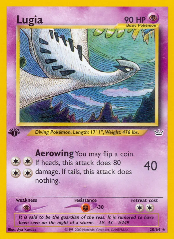 Lugia · Neo Revelation 20/64