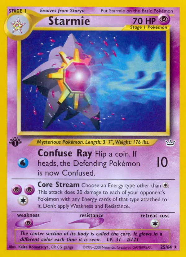 Starmie · Neo Revelation 25/64