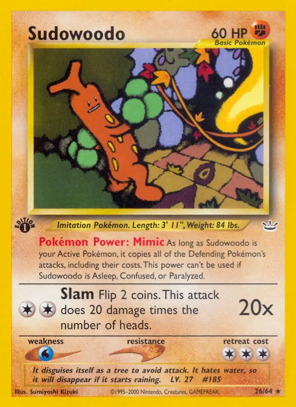 Sudowoodo · Neo Revelation 26/64