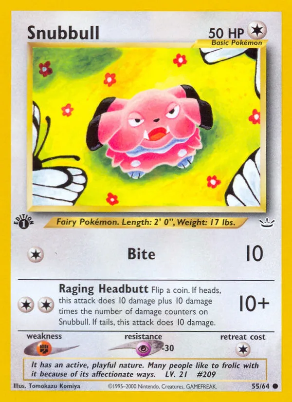 Snubbull · Neo Revelation 55/64