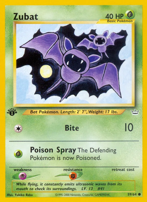 Zubat · Neo Revelation 59/64