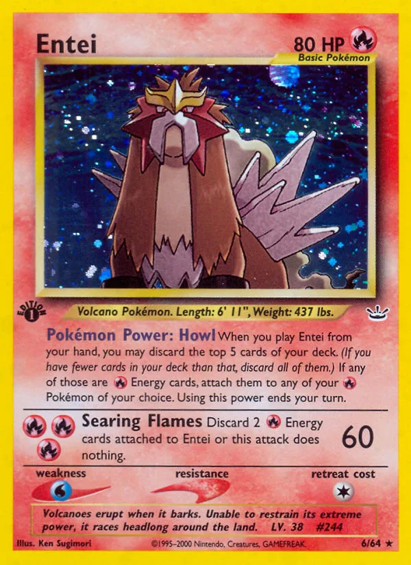 Entei · Neo Revelation 6/64