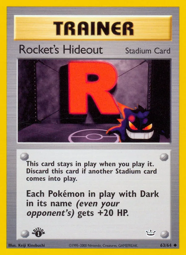Rocket's Hideout · Neo Revelation 63/64