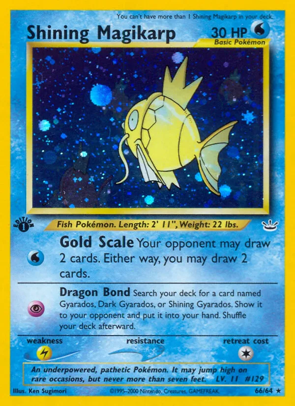 Shining Magikarp · Neo Revelation 66/64