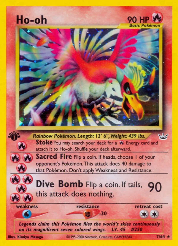Ho-oh · Neo Revelation 7/64