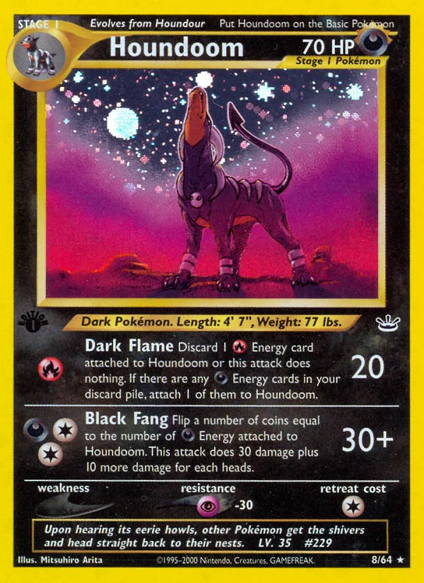 Houndoom · Neo Revelation 8/64