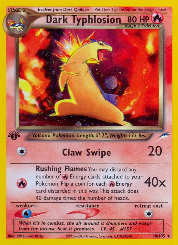 Dark Typhlosion · Neo Destiny 10/105