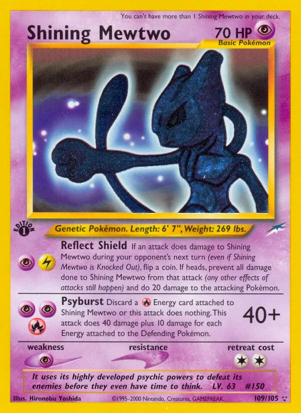 Shining Mewtwo · Neo Destiny 109/105