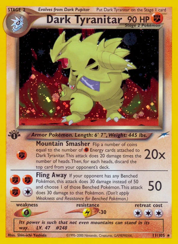 Dark Tyranitar · Neo Destiny 11/105