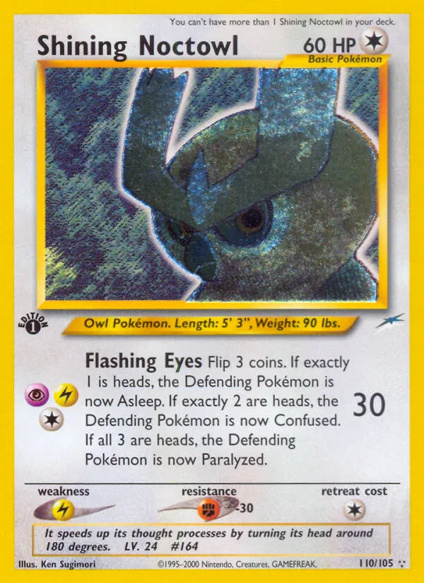 Shining Noctowl · Neo Destiny 110/105