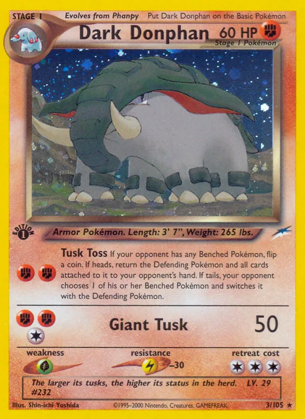 Dark Donphan · Neo Destiny 3/105