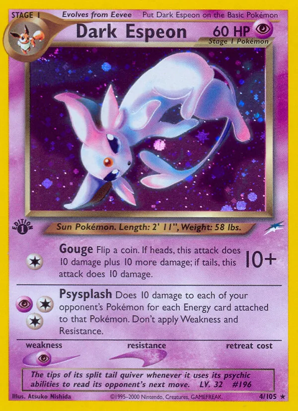 Dark Espeon · Neo Destiny 4/105
