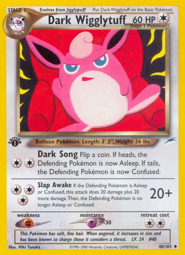 Dark Wigglytuff · Neo Destiny 40/105