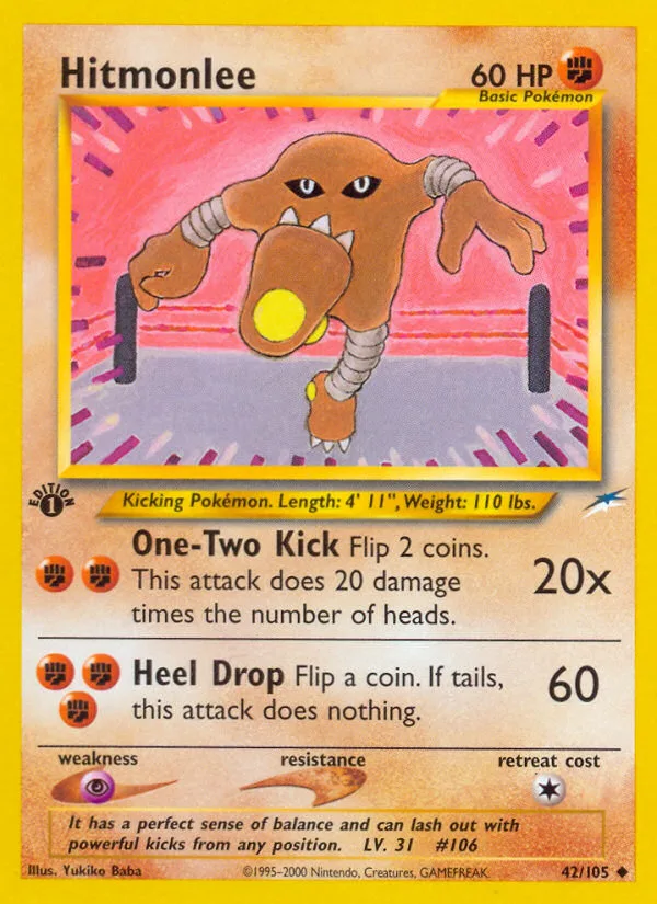 Hitmonlee · Neo Destiny 42/105