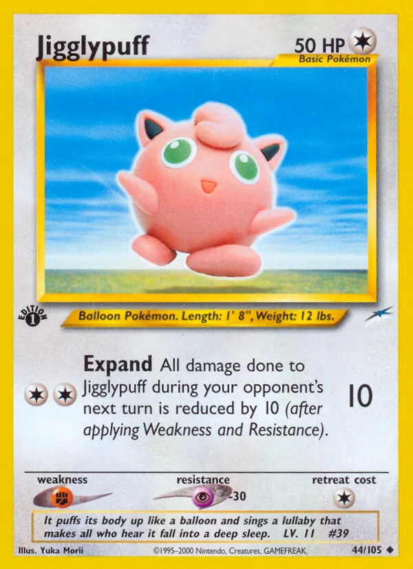 Jigglypuff · Neo Destiny 44/105